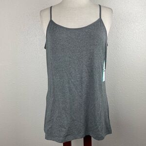 NWT Time and Tru Gray Camisole Size XL